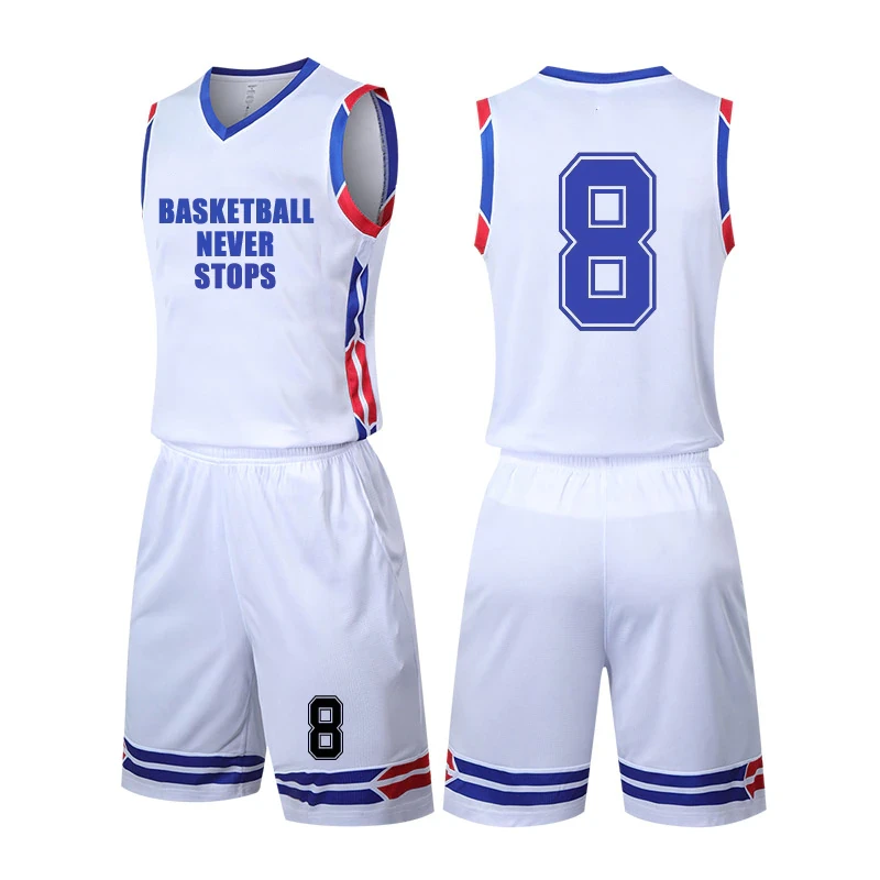 Sublimated Latest Basketball Jersey Striped Design Men's Training