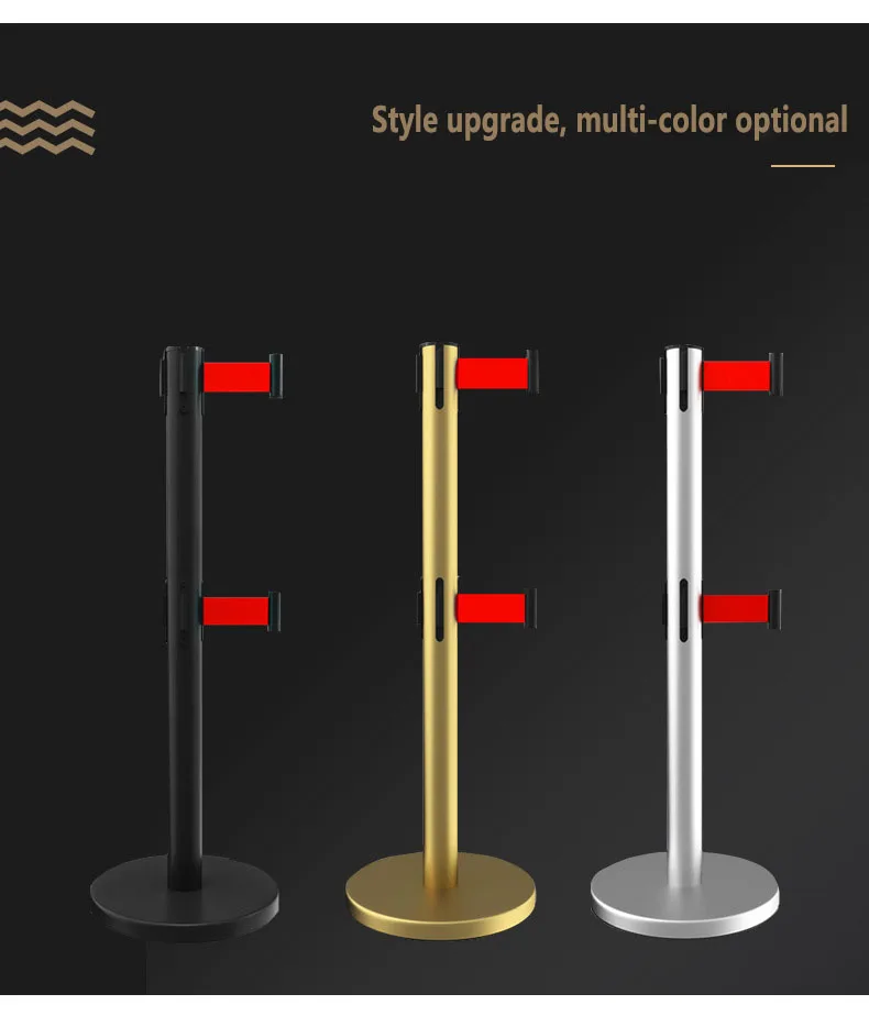 Hotel Bank Exhibition Stainless Steel Queue Pole Line Stand Stanchion ...