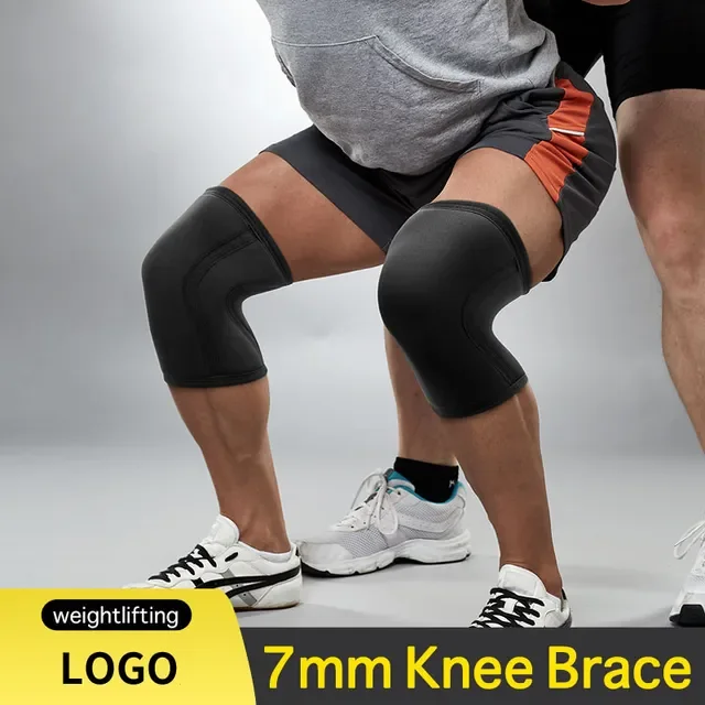 Custom Design Compression Knee Sleeves 7mm Neoprene Workout Training