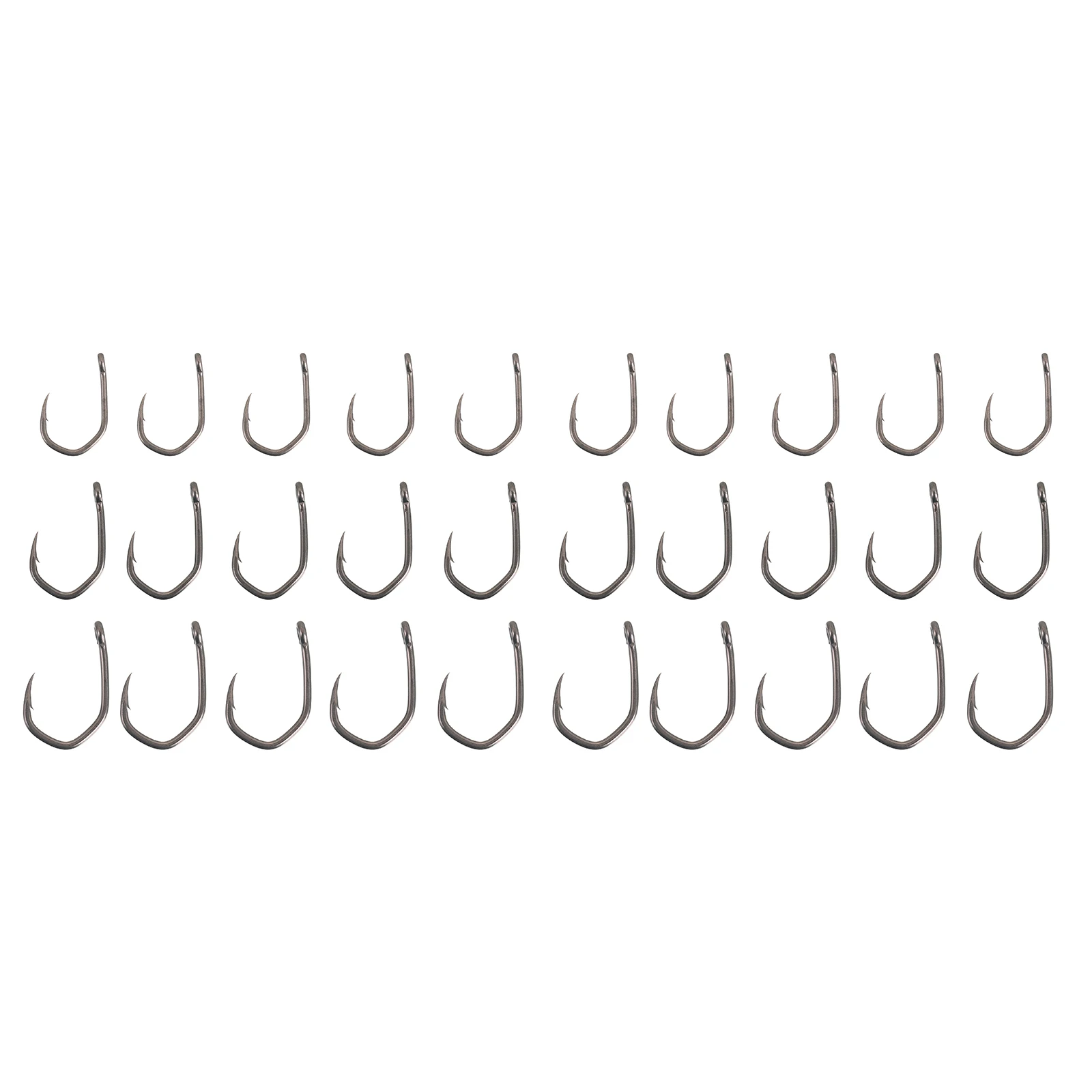 Long Shank Kurv Hooks for Carp Fishing