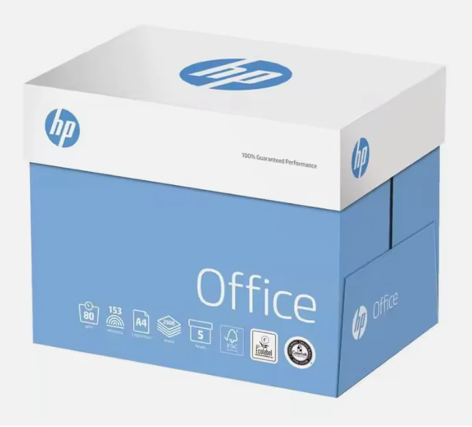 Factory Sale Hp A4 Copy Paper | Wood Pulp A4 70 80gsm Smooth High Brightness White A4 Office Paper | Hp Printer Paper