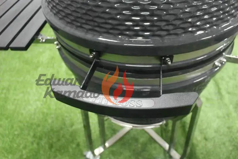 Edwards Kamado 27 Inch Outdoor Kamado Egg Shape Ceramic Joe Green Color