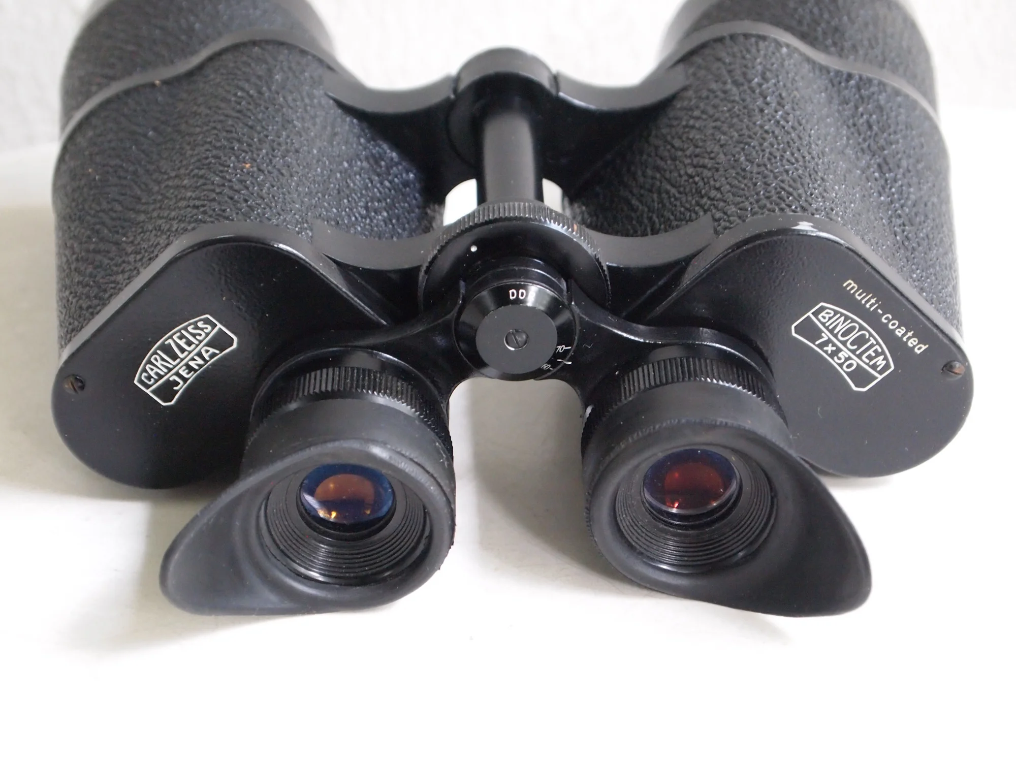 Carl Zeiss Jena binoctem 7x50 with multi-coated binoculars, collectors, GDR  binoculars