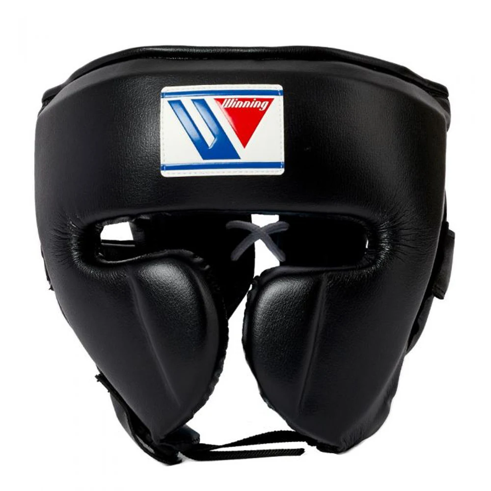 Brand New Winning Boxing Sets Full Black Color Open Face Head Guard