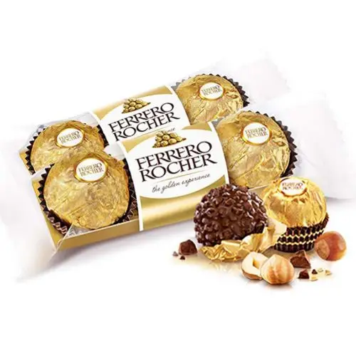 Ferrero Rocher-Рафаэлло 24 штук-240g/Rocher Ferrero T3 шоколада (12X37.5) грамм-450 грамм