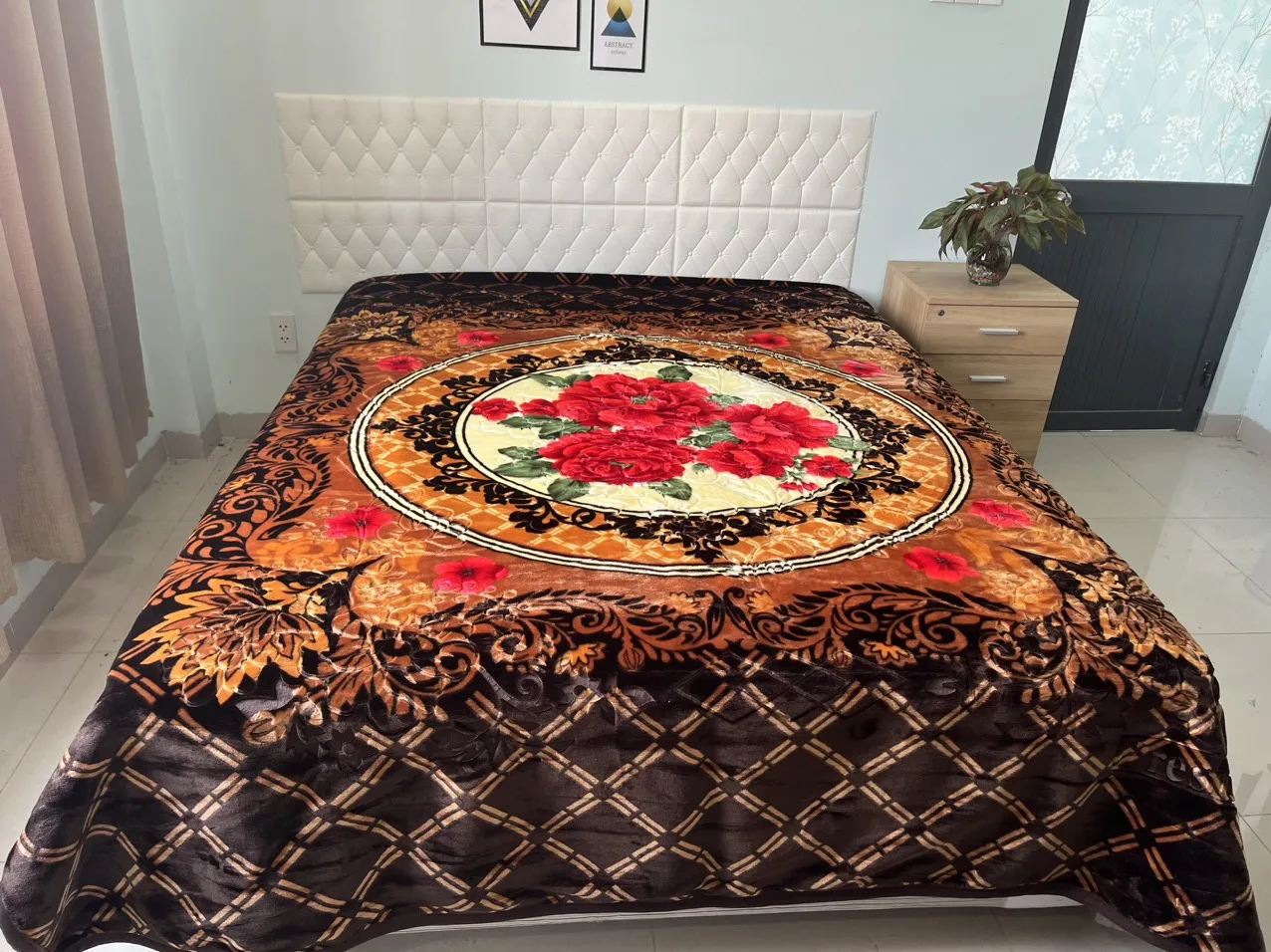 Vietnam 100 Polyester Size 200x240cm 4.0 Kg 2 Ply Saffron Best Price