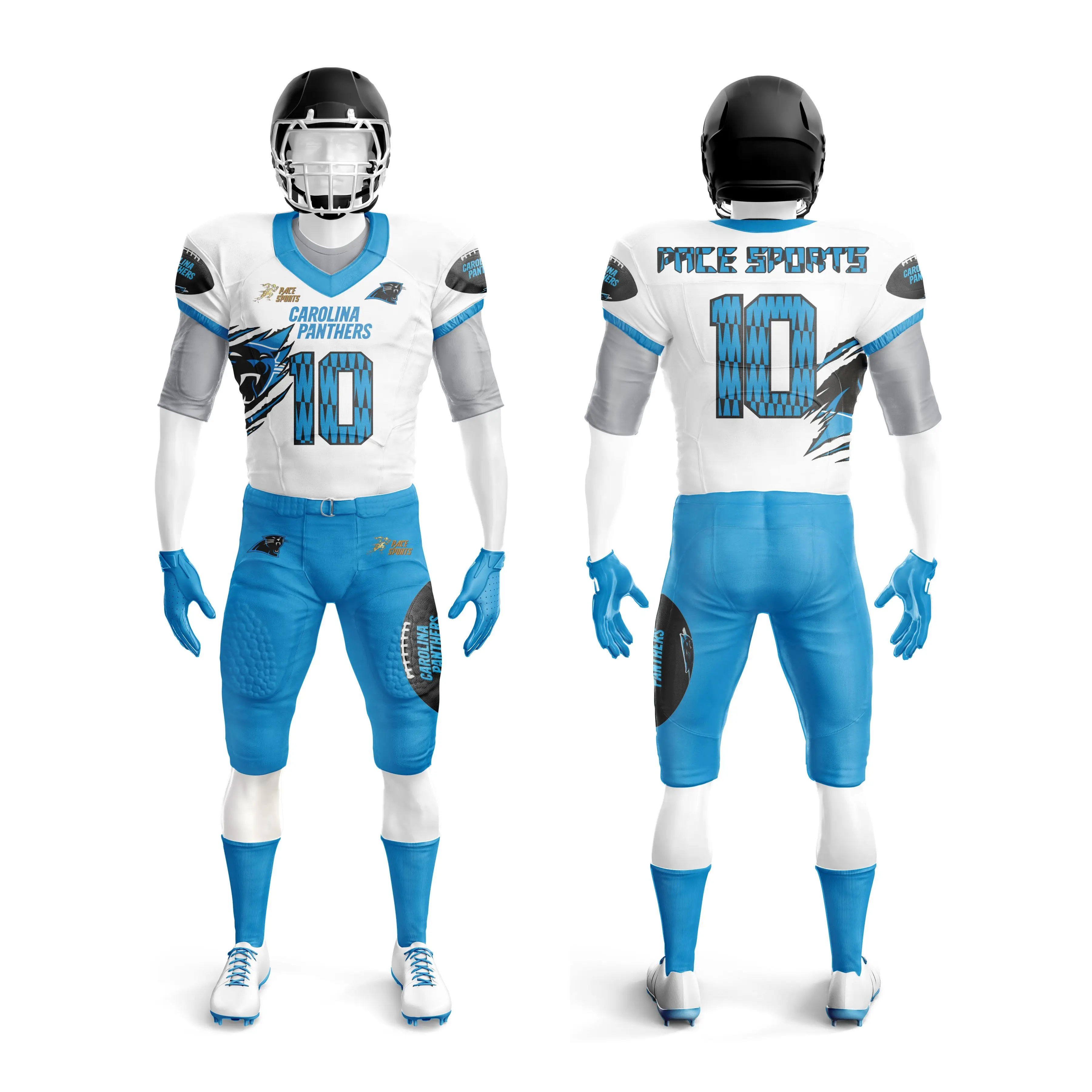 Source Pakistan Made Youth American Football Uniforms Tackle Twill