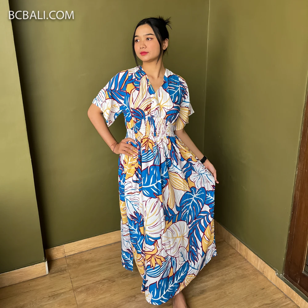 flowy dress from the islands Women's Organic Cotton Wrap Dress