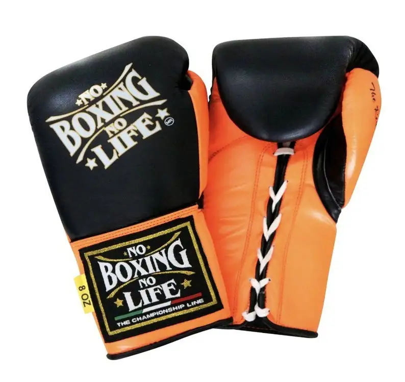 No Boxing No Lifeボクシンググローブ レッド8オンス