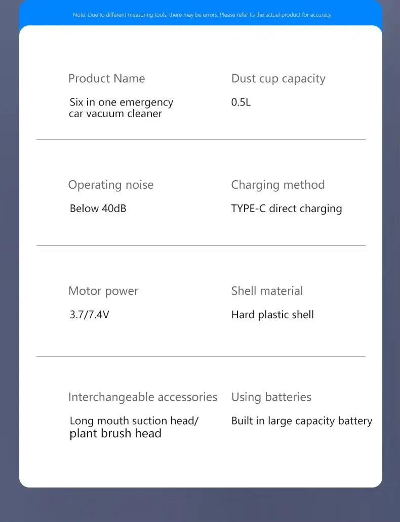 迷你无绳汽车真空吸尘器强吸无线手持便携式汽车真空吸尘器