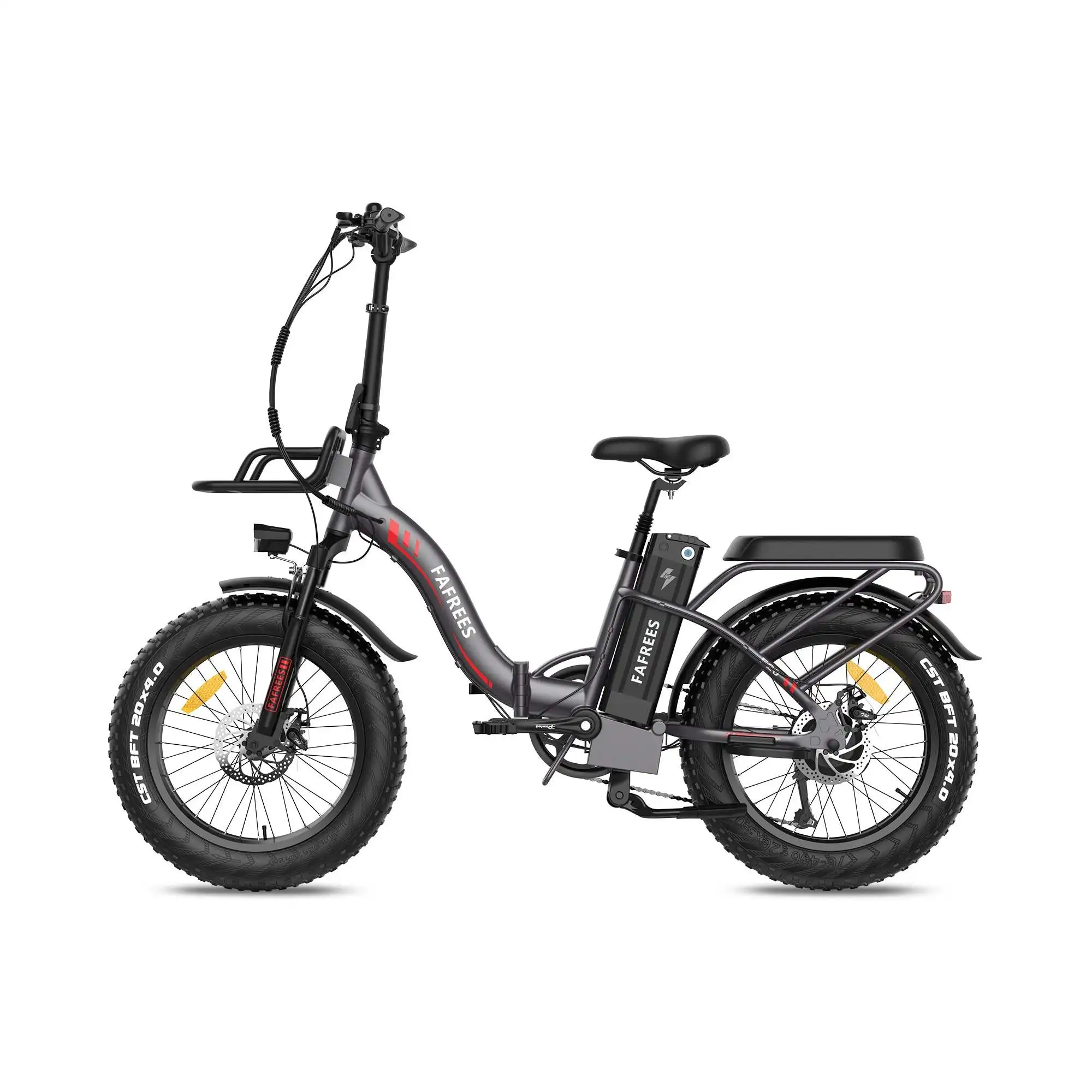 Fafrees F20 Max Electric Folding Bike with Integrated 7-Speed Lithium Battery Aluminum Alloy Frame Free Shipping UK Product