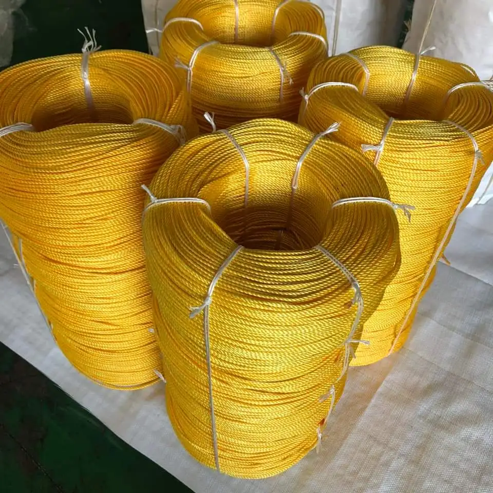 High Quality Lobster Trap Rope In 3strand Pp Twisted Packing Rope For