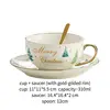 Cup ~ 310ml +Saucer (with gold-gilded rim)