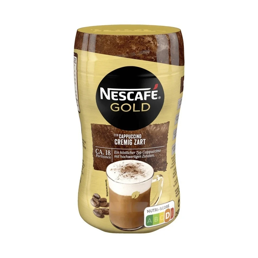 High Quality Nescafe Gold Cappuccino Sachets And Box Instant Coffee For