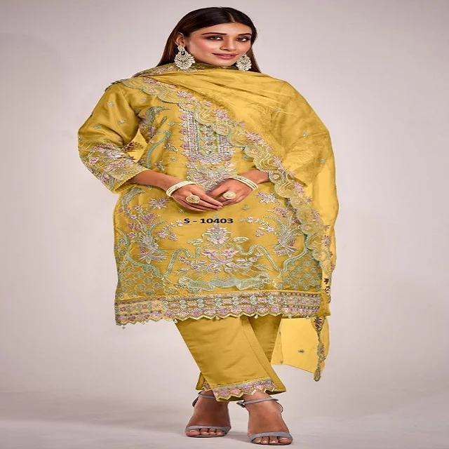 Best Quality Indian Women Pakistani Ethnic Clothing Fashionable Dress ...