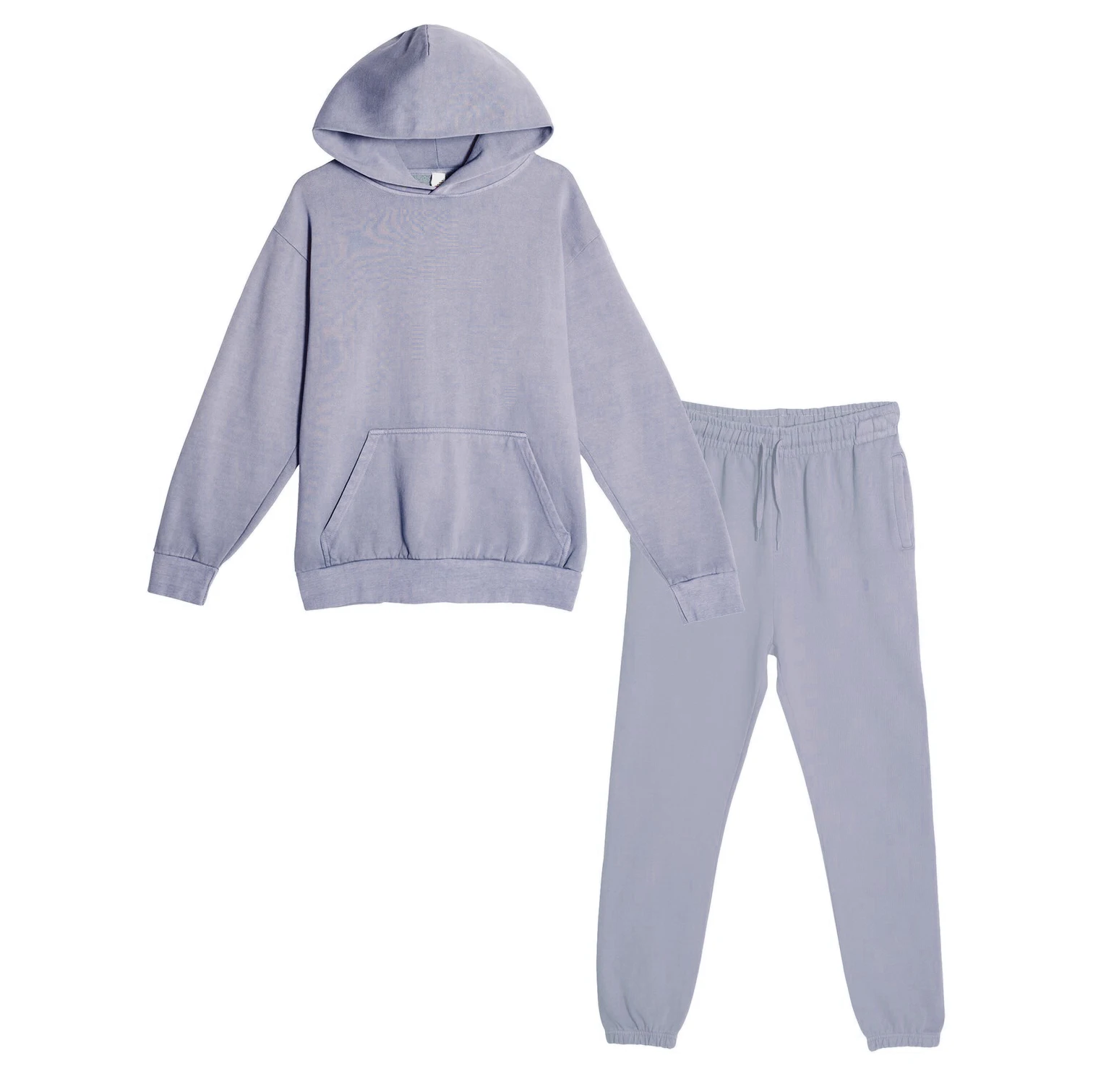 Unisex Heavyweight Pigment-dyed Oversized Matching Tracksuit,2 Piece ...