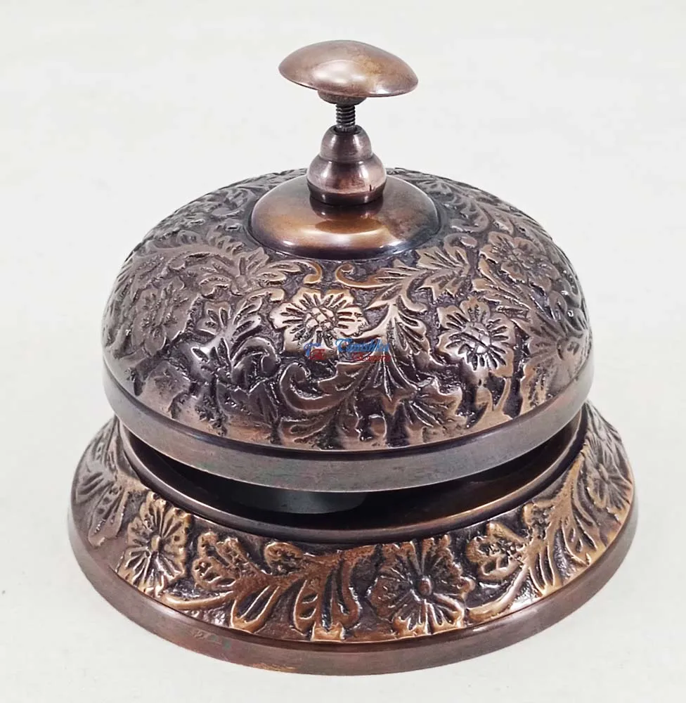 Vintage Hotel Desk Calling Service Reception Bell Christmas Gift Bell ...