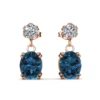 18k Rose Gold Plated Earrings For Women DE0710-207