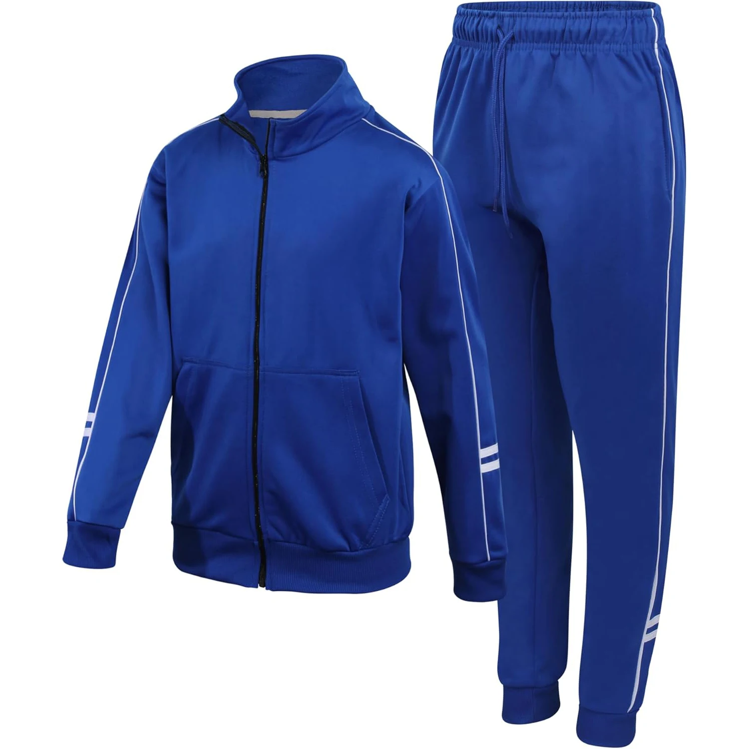Royal Blue Boys' Tricot Jogger Set Piece Active Performance