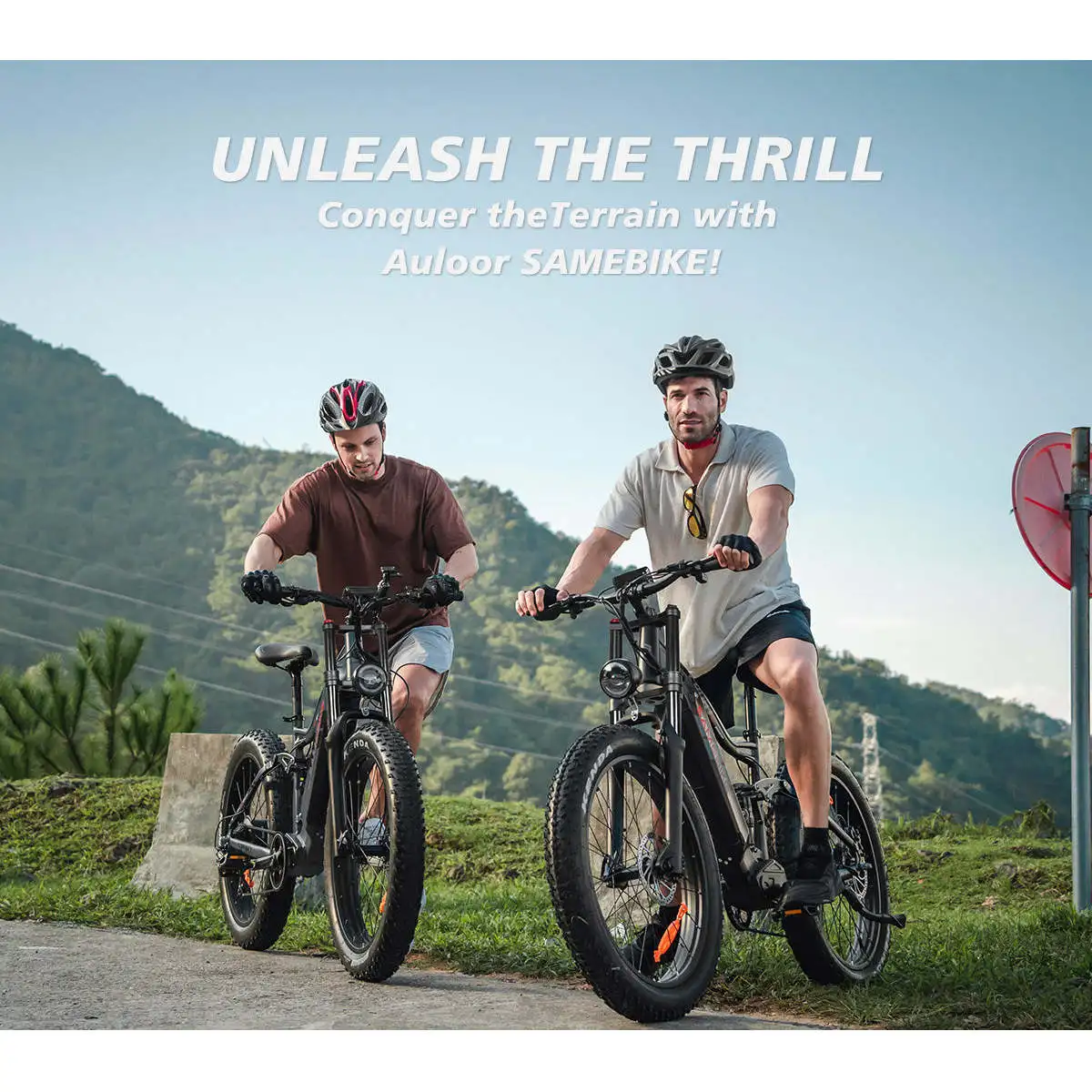 RSA08-II 1000W All Terrain Electric Road Bike Premium Paved and Off-Road Riding Experience