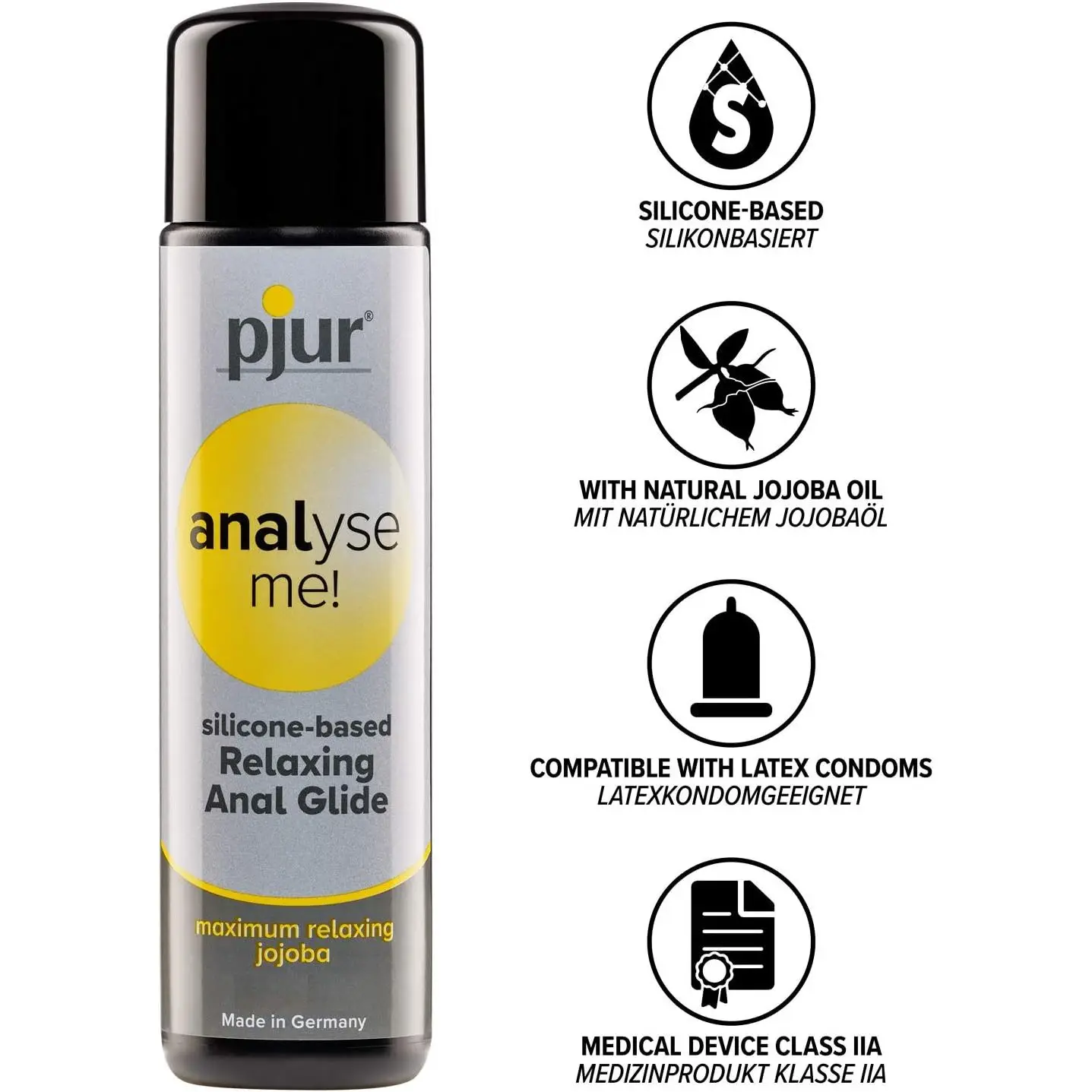 Сексуальное наслаждение с расслабляющим анальным гелем Analyse me! glide 100 ml
