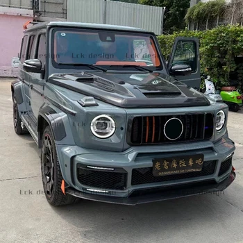 G900 Rocket Style Auto Parts For Benz G Class W464 G500 G550 G63 Body Kit Front Bumper Hood Spoiler Rear Tire Cover Grille Frame