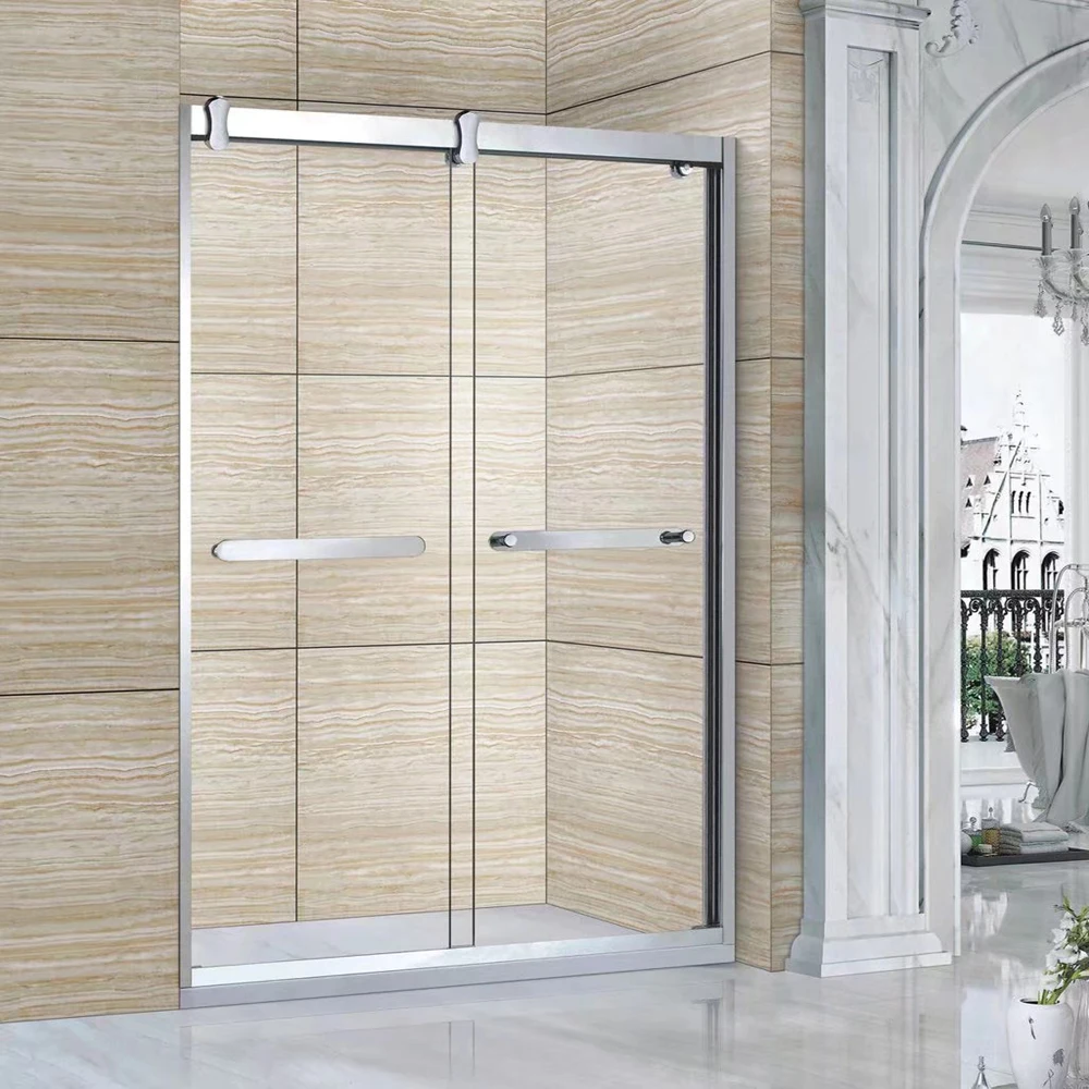 Wholesale Complete Tempered Glass Shower Cabin Square Integrate Cabin Enclosure pull handle Bathroom Shower Rooms   With Bas