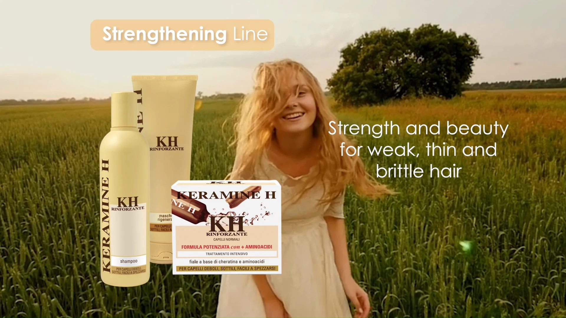 Strengthening Phial With A Keratin And Amino Acids Base 10 X 10 Ml Red