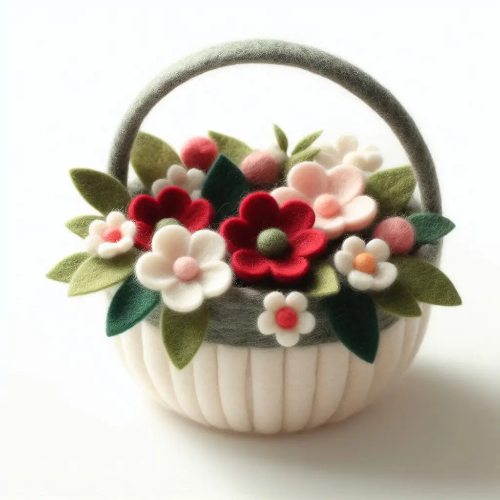 Luxury Loft Minimalist Felt Wool Organizer Basket Stylish And Sustainable Storage Buy Felt