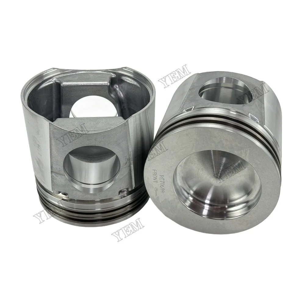 Piston Kit RE70689 Fit for John Deere 6081 Engine 3