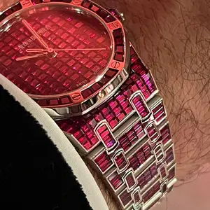 Custom Luxury Square Quartz Moissanite Watch | VVS Iced Out Skeleton Design | Passes Diamond Tester Glass Dial Wholesale