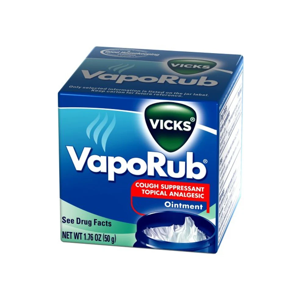Premium Quality 1 Jar Vicks Vaporub Camphor / Menthol / Eucalyptus Oil Chest Rub 1.76 Oz Buy