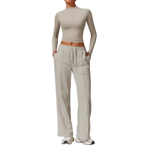 Activewear 2 Piece Yoga Set Womens Workout Gym Fitness Sets Custom Logo