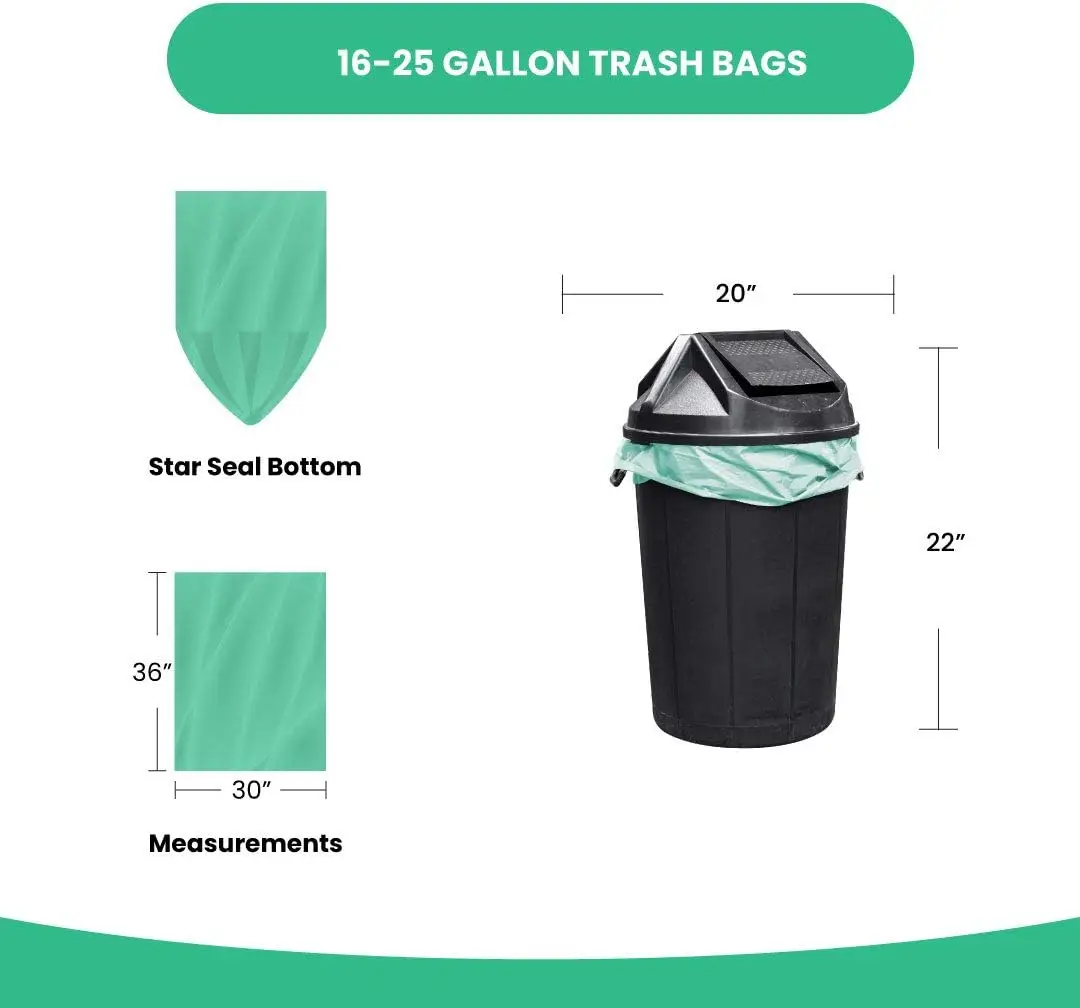 Top Selling Compostable Waste Bag Compostable Bin Bag Small Compostable