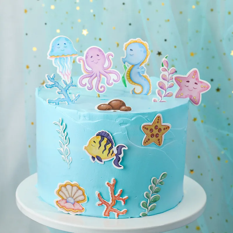 Kit di decorazione per torte Safari per il compleanno del tuo bambino