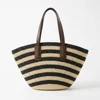 stripped black