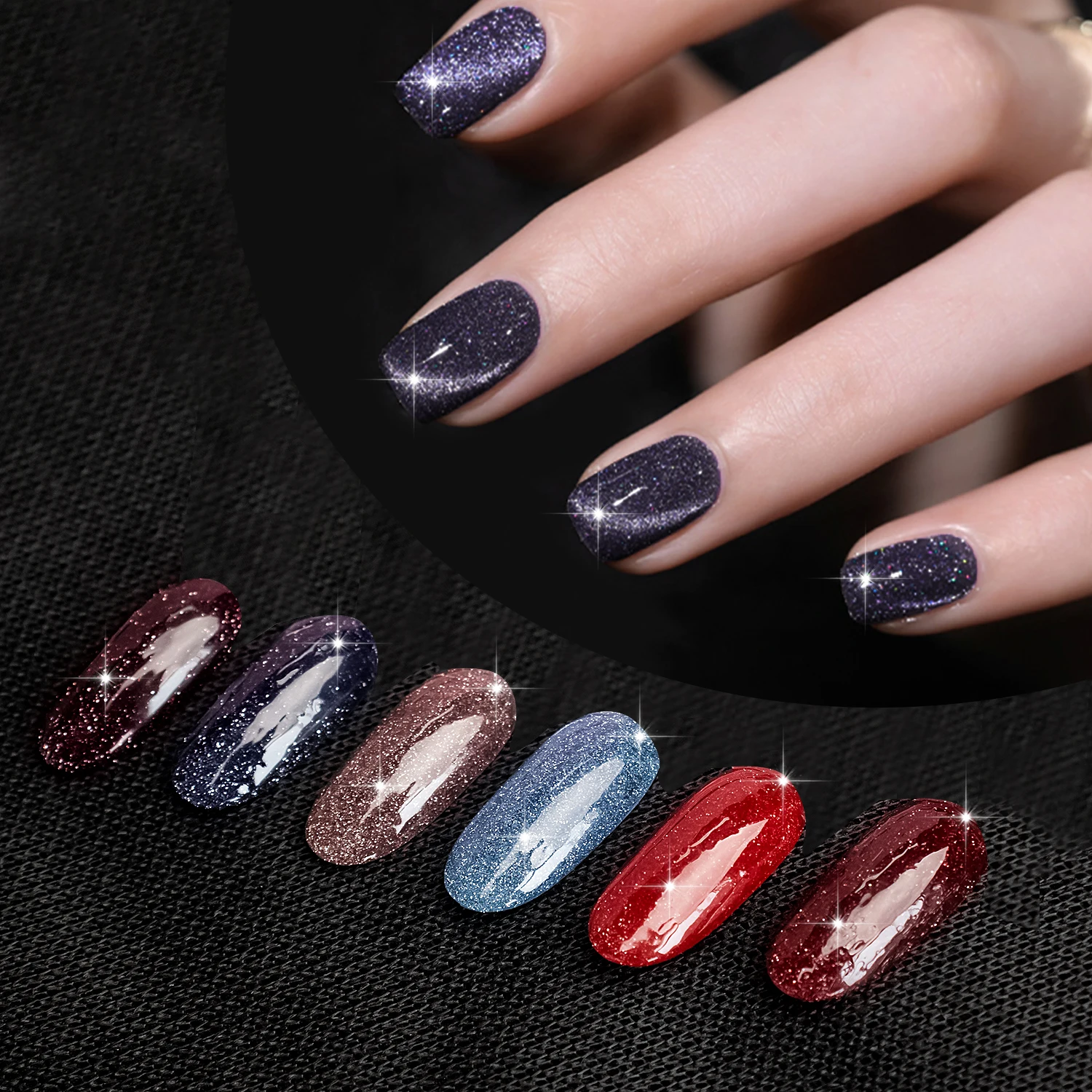 2025 Sparkly Crystal Nails That Shine