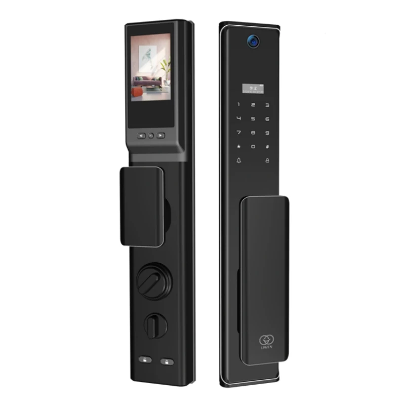 NeweKey Remote Unlocking With Tuya App Fingerprint Password For Home HIgh Security Smart Door Lock