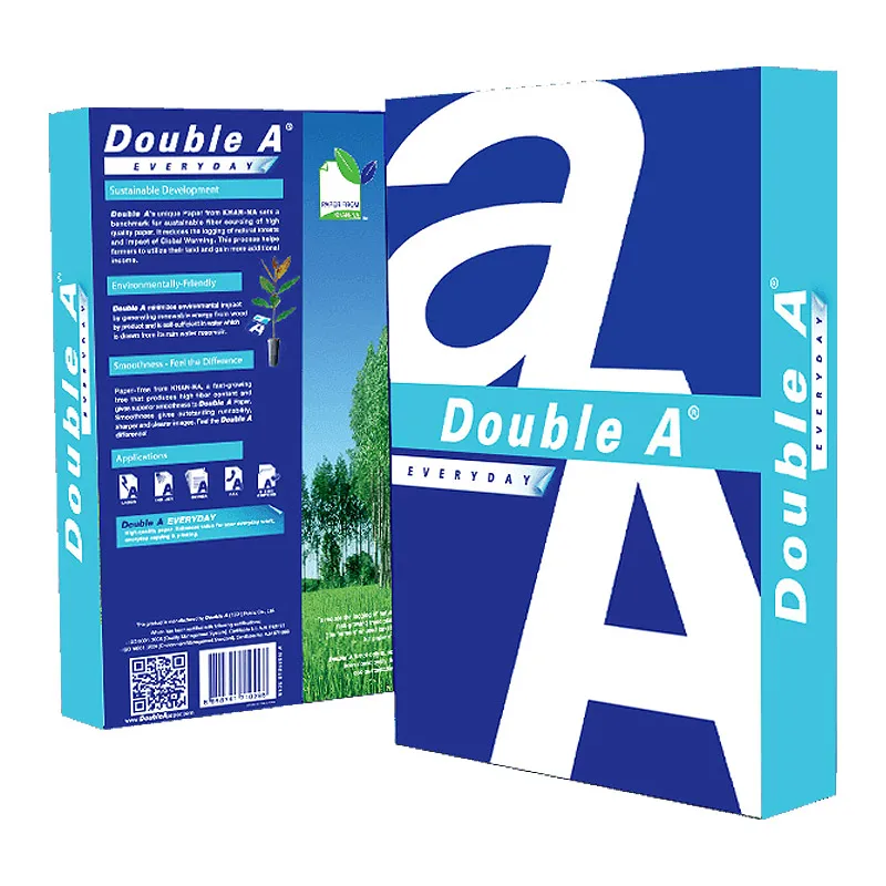 Double Sided printing A4 copy paper 80gsm excellent printing Ream box