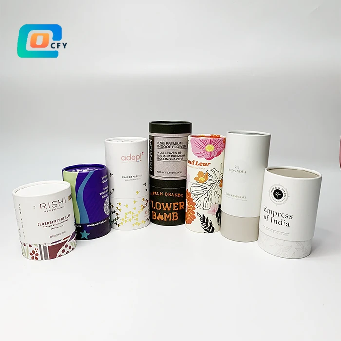 Eco Friendly Protein Powder Container Recyclable Spices Cardboard