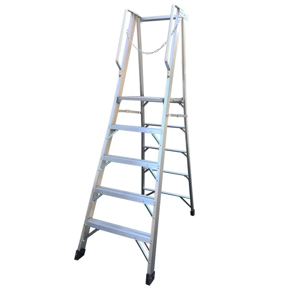 High Quality 5 Meter Ladder Telescopic 26Ft Straight Telescoping Aluminium Ladder Foldable