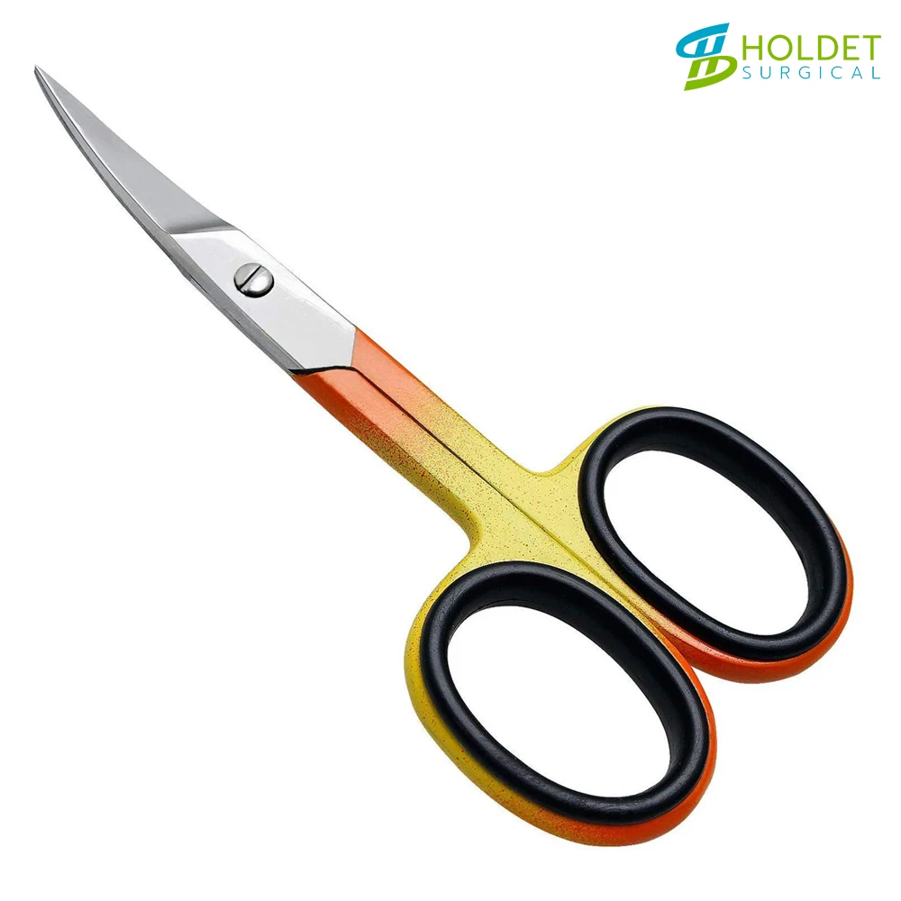 Немецкие сверхтонкие ножницы из нержавеющей стали для маникюра изогнутые кутикулы резки