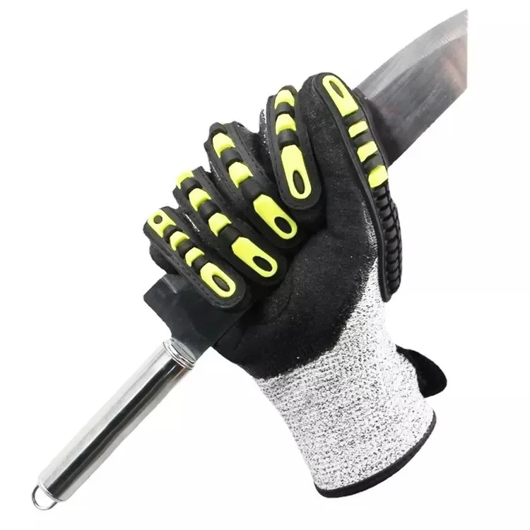 Oem Oilfield High Anti Impact Resistant Safety Working Glove With Tpr