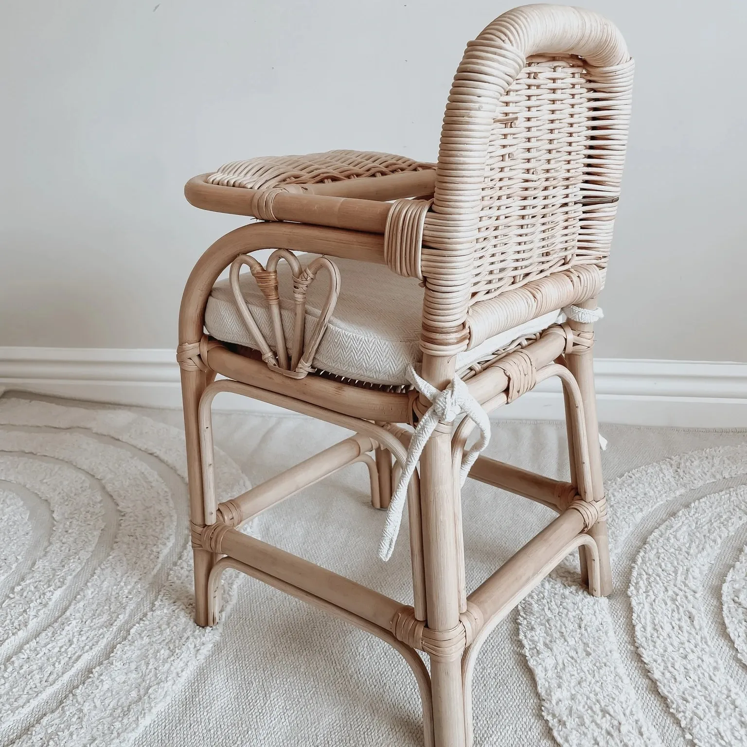 Natural Rattan High Chair Doll from Vietnam Perfect Toy