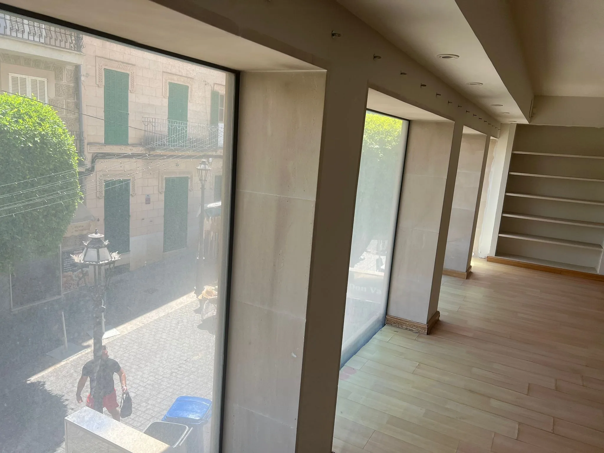 Vistas desde el local