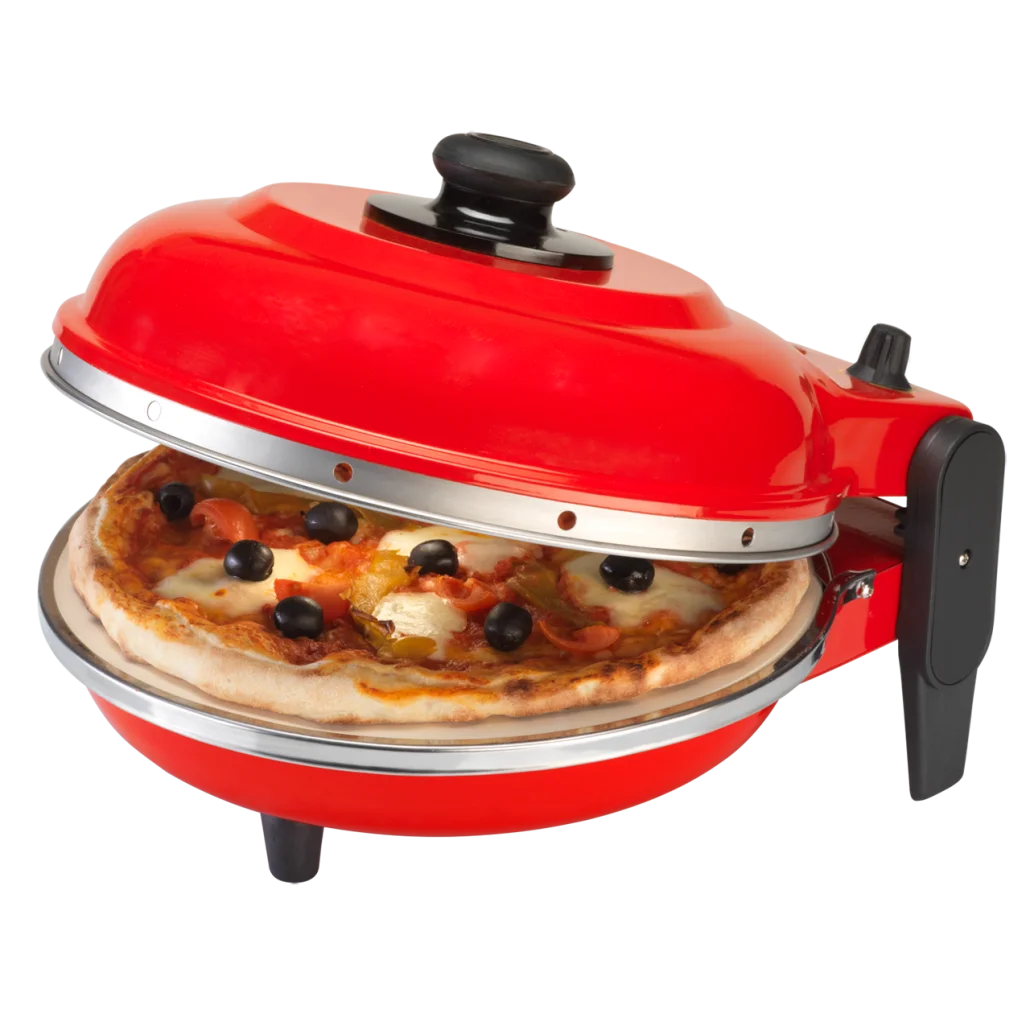 Countertop Electric Pizza Oven Napoli Made In Italy 1200w Round