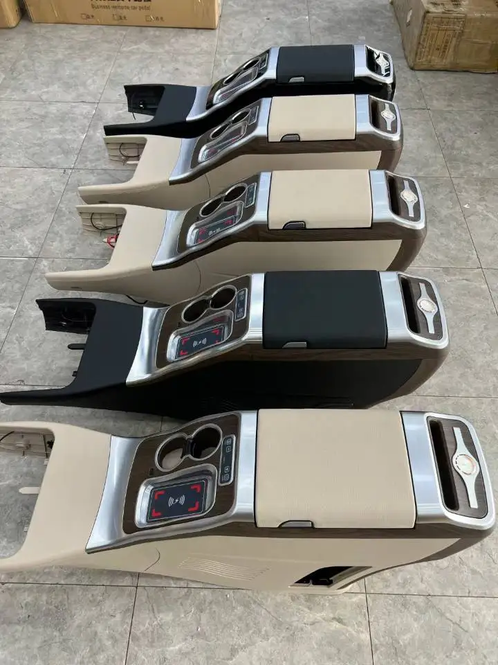 Car Auto Interior Accessories Modify Kit Car Armrest for v Class Center Console Armrest Storage Box for W447 V250 V260 VITO