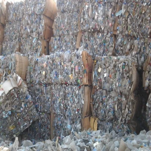 Recycling waste plastic PET waste pet bottle scrap for sale.