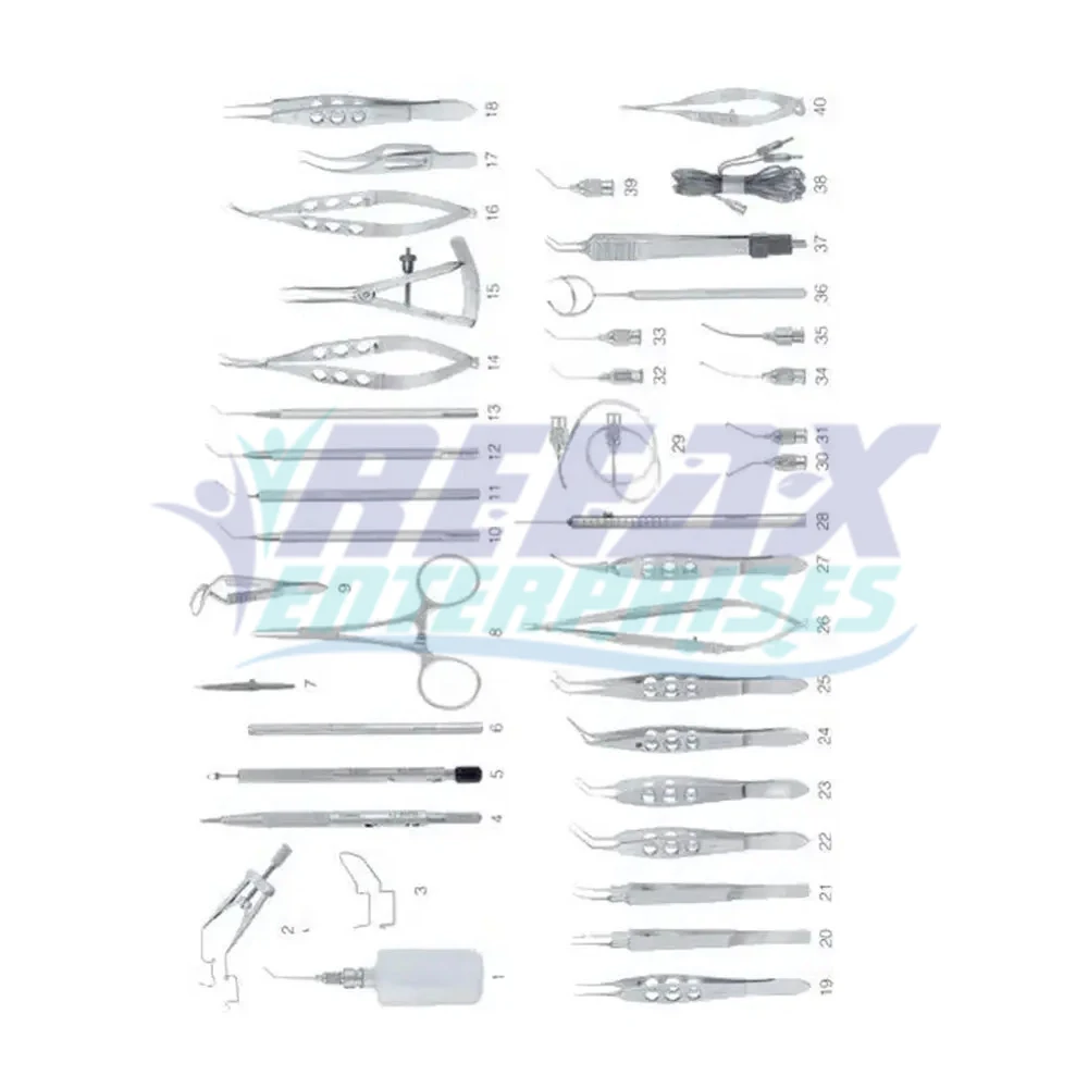 Eye Instruments Only REEAX Enterprises Custom Micro Eye Ophthalmic Surgical Instruments Set ...