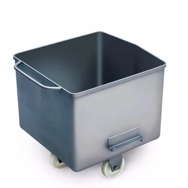 304 stainless steel transfer container/tote/meat trolley